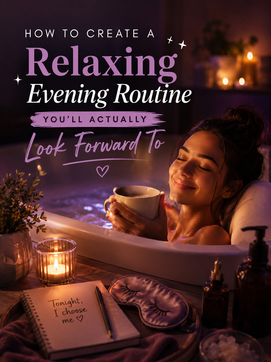 How to Create a Relaxing Evening Routine You'll Actually Look Forward To