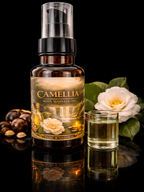 Scented Camellia Massage Oil Pure, Fragrance,Lightweight, Non-Greasy | 4.06 fl oz (120 ml)