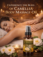 Unscented Camellia Massage Oil Pure, Lightweight, Non-Greasy | 4.06 fl oz (120 ml)