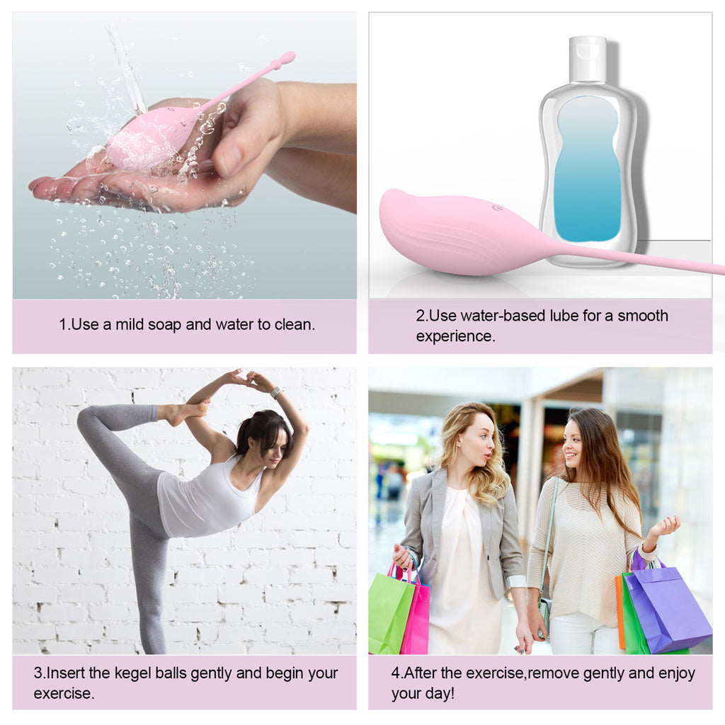 Global App Control Kegel Trainer,Pelvic Floor Exercise Smart Kegel Balls for Women