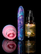 Celestial Discovery Gift Set | Cosmic Massager Wand & Suction Massager & Camellia Body Massage Oil  | Intimova
