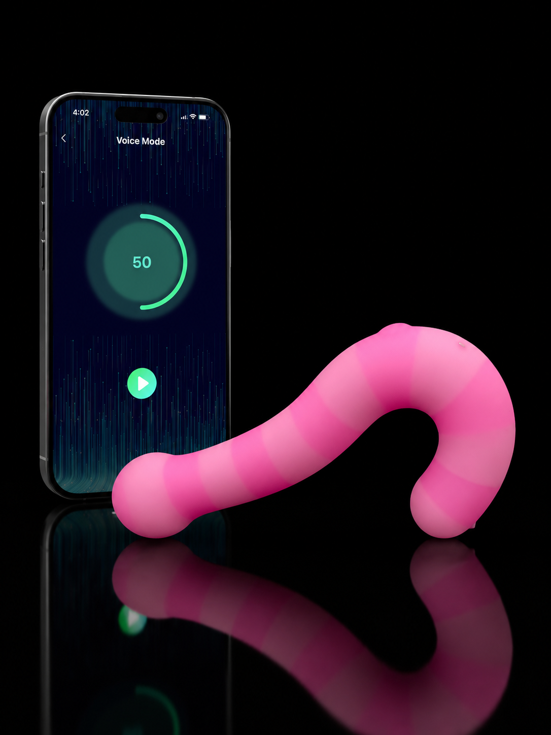 Dual Motors Ultra Soft Liquid Silicone Smart App Controlled Personal Massager With 9 Vibrations