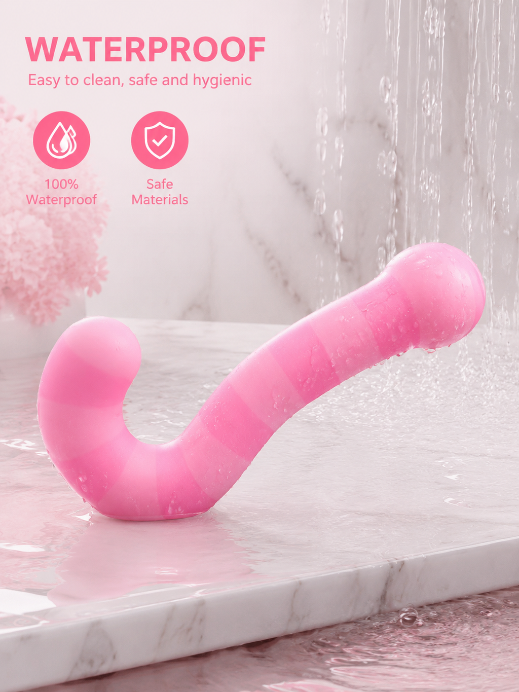 Dual Motors Ultra Soft Liquid Silicone Smart App Controlled Personal Massager With 9 Vibrations