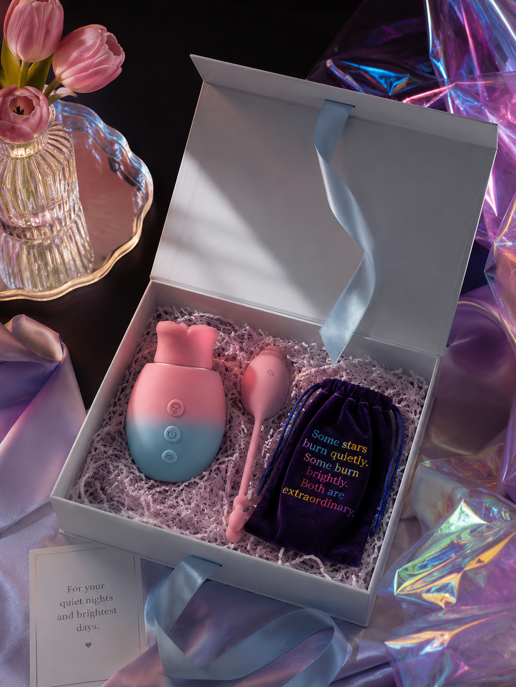 Harmony Duo Gift Set | Suction Massager & App-Controlled Kegel Trainer | Intimova