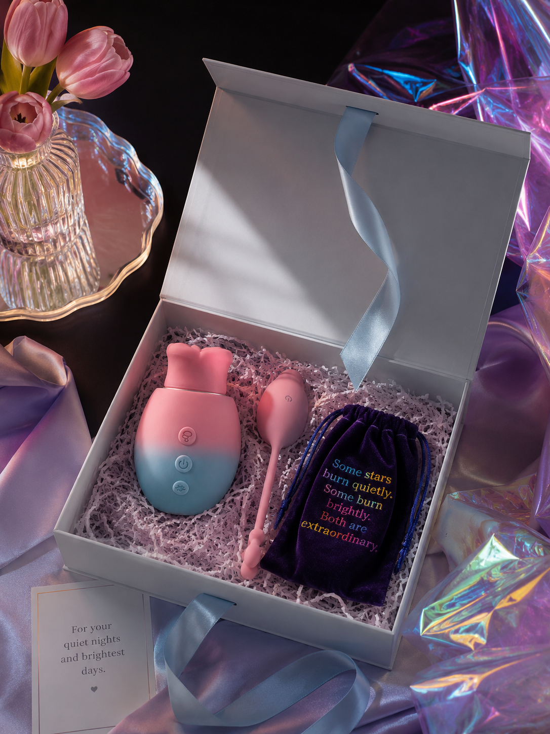 Harmony Duo Gift Set | Suction Massager & App-Controlled Kegel Trainer | Intimova