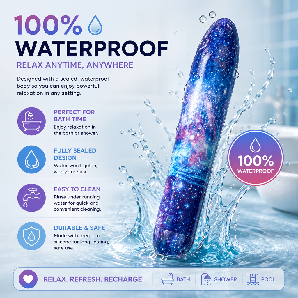 Starry Sky Personal Massager – Galaxy Self-Care Wand