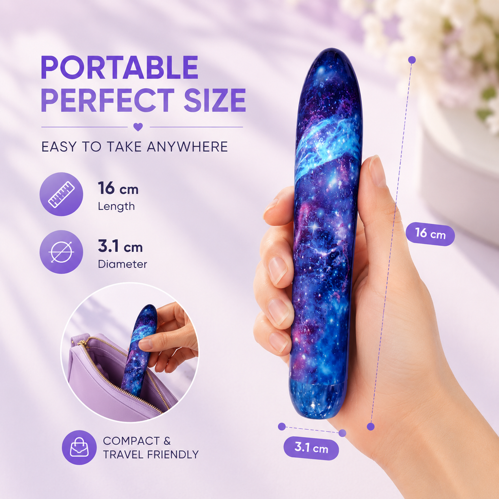 Starry Sky Personal Massager – Galaxy Self-Care Wand