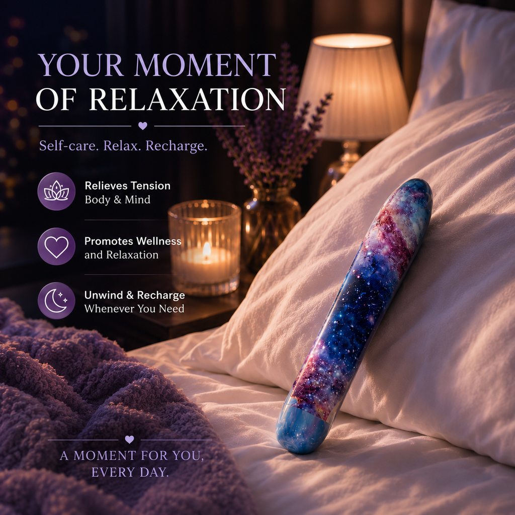 Starry Sky Personal Massager – Galaxy Self-Care Wand