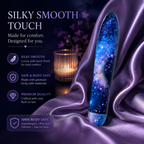 Perfect Gift - Bundle Set 3 Pieces Collectible Cosmic Personal Handheld Massager – Galaxy Design Unique Self-Care Gift With Velvet Storage Bag