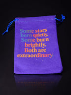 Luxury Discreet Storage Pouch - Soft Protective Carry Bag for Personal Wellness Accessories - Velvet Purple