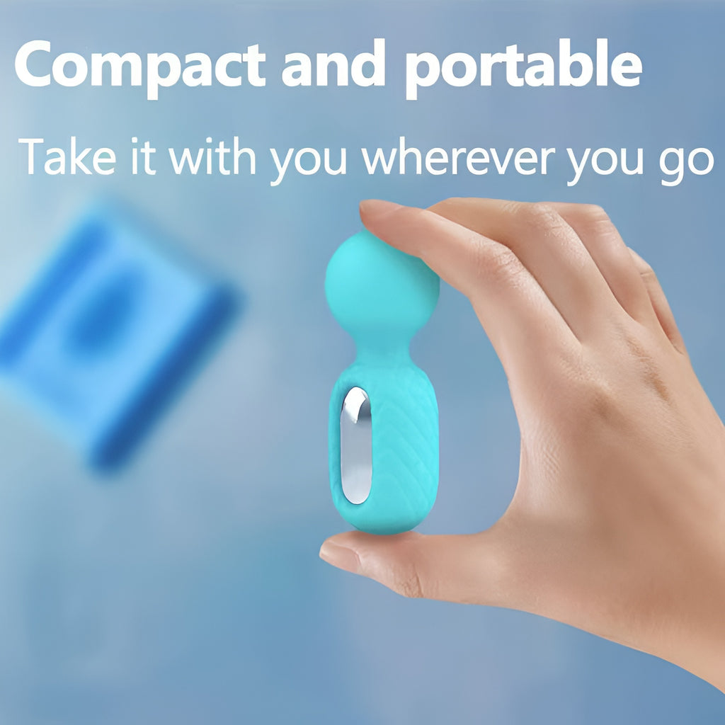 Powerful Portable Mini Handheld Massage Wand - Rechargeable Wellness Massager