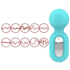 Premium Silicone Portable Mini Handheld Massage Wand - Rechargeable Wellness Powerful Small Massager