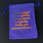 Perfect Gift - Bundle Set 3 Pieces Collectible Cosmic Personal Handheld Massager – Galaxy Design Unique Self-Care Gift With Velvet Storage Bag